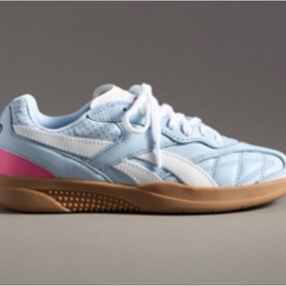 Reebok Light Blue and Pink Athletic Shoes